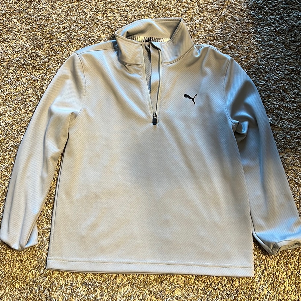 Boys Puma half zip pullover